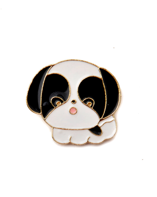 Broche Chien Duveteux - Cadeau de Saint-Valentin