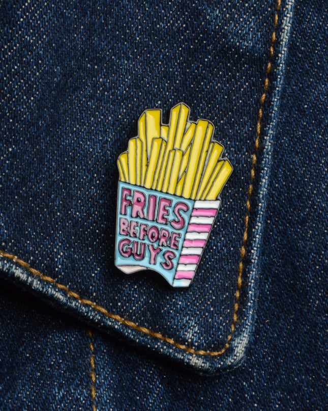 Épingle - Accessoire « Frites avant les gars » pour Pâques