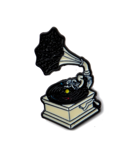 Pin's - Gramophone, accessoire amusant pour les mélomanes