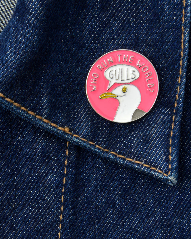 Broche Mouettes - Accessoire élégant sur le thème des oiseaux