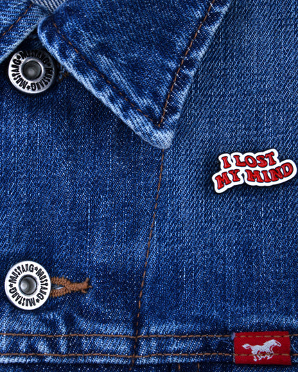 Badge « J'ai perdu la tête » - Accessoire amusant et original