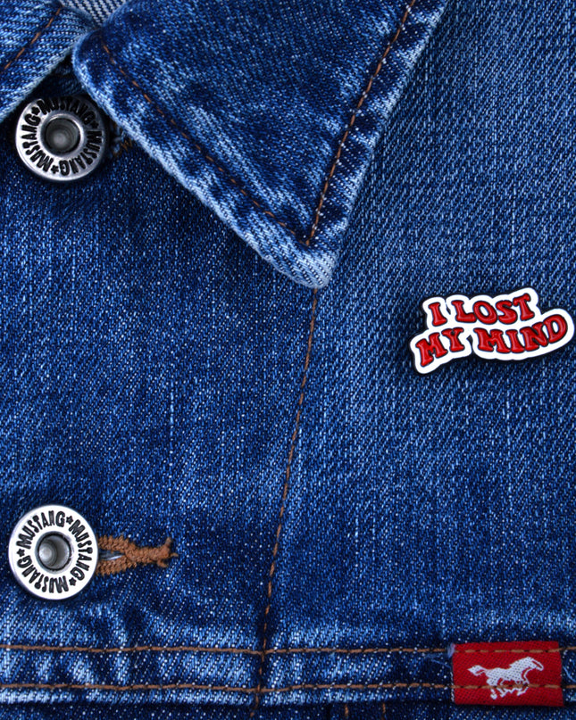 Badge « J'ai perdu la tête » - Accessoire amusant et original