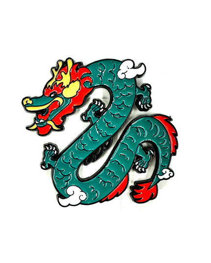 Broche - Dragon turquoise chinois