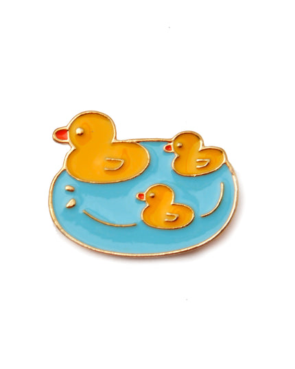 Broche canard de bain - Accessoire ludique