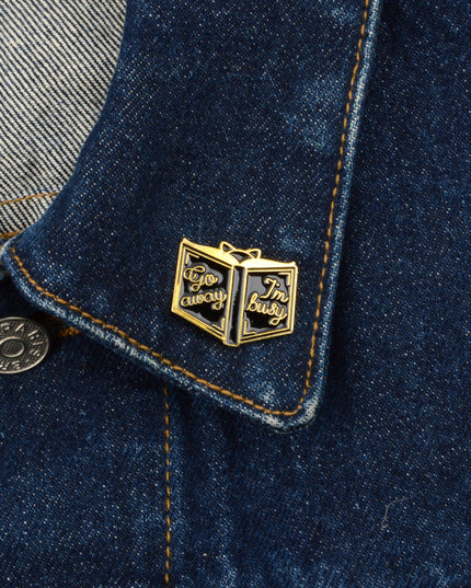 Badge « Va-t’en » - Accessoire parfait pour Pâques et Halloween