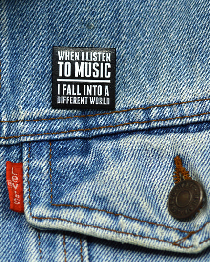 Broche - Quand j'écoute de la musique | Accessoires