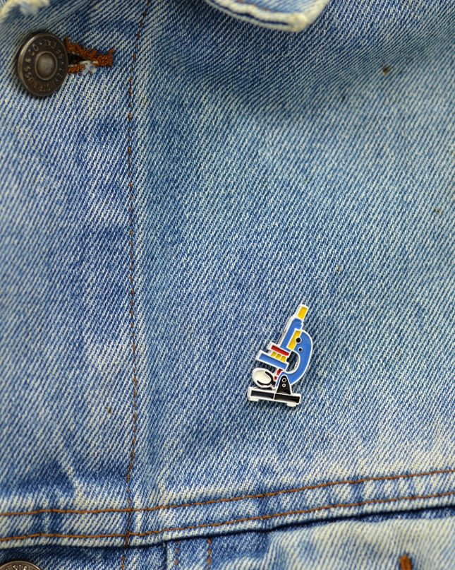 Microscope Brooch