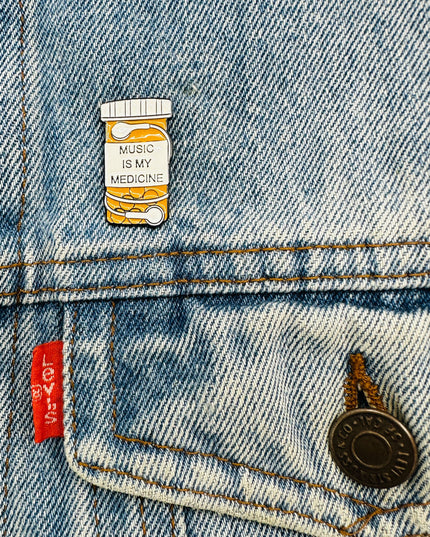 Pin's - La musique est mon remède | Accessoires