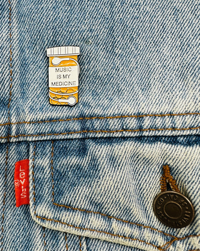 Pin's - La musique est mon remède | Accessoires