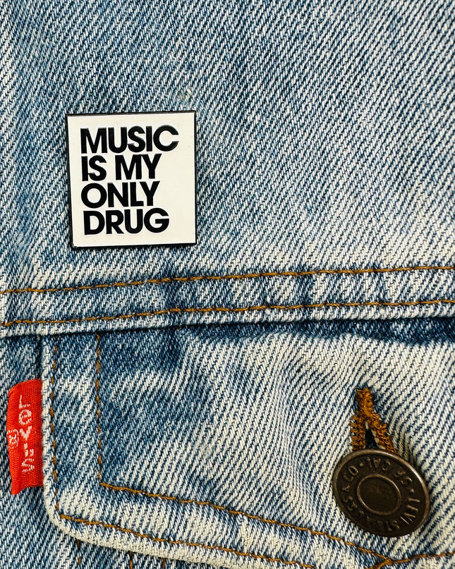 Broche - La musique est ma seule drogue | Accessoires