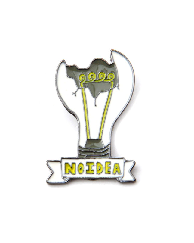 Épingle « Je n'en ai aucune idée » - Accessoire humoristique