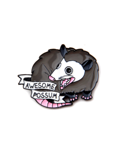 Broche opossum - Motif animal unique