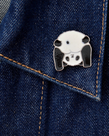 Broche Panda - Motif animalier ludique