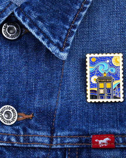 Pin's - Cabine de police - Accessoire amusant pour tous les âges