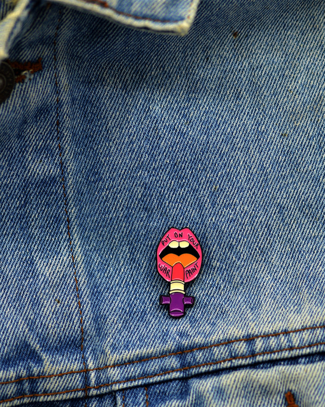 Insigne de peinture de guerre - Cadeau de Saint-Valentin inspirant