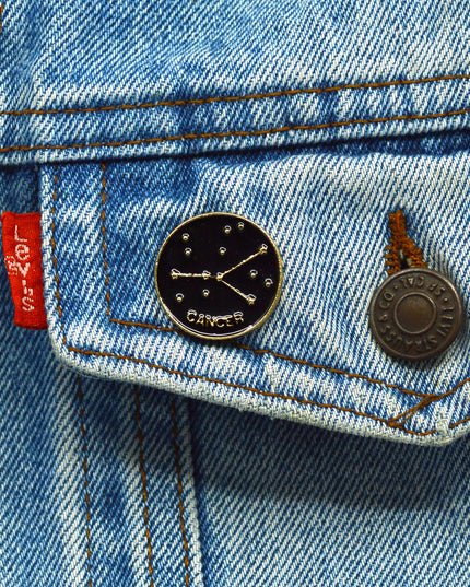 Cancer Constellation Pin