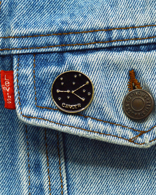 Cancer Constellation Pin