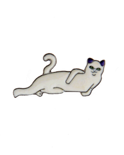Broche Chat Détendu - Accessoire Chill
