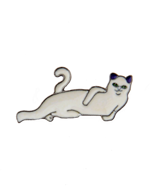 Broche Chat Détendu - Accessoire Chill