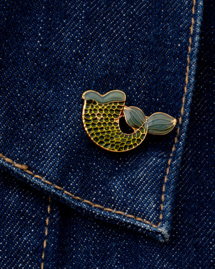 Épingle - Motif queue de sirène