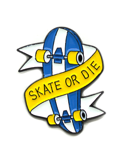 Pin's Skate or Die | Étiquettes : Accessoires