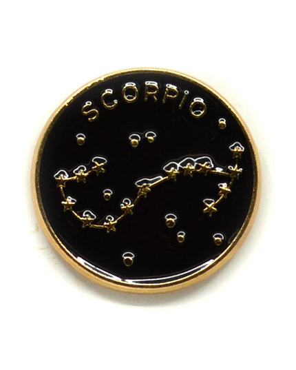 Broche - Accessoire d'Halloween et de Saint-Valentin - Constellation du Scorpion