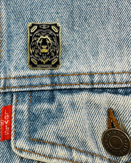 Broche - Tarot Noir | Force | Accessoires, Halloween