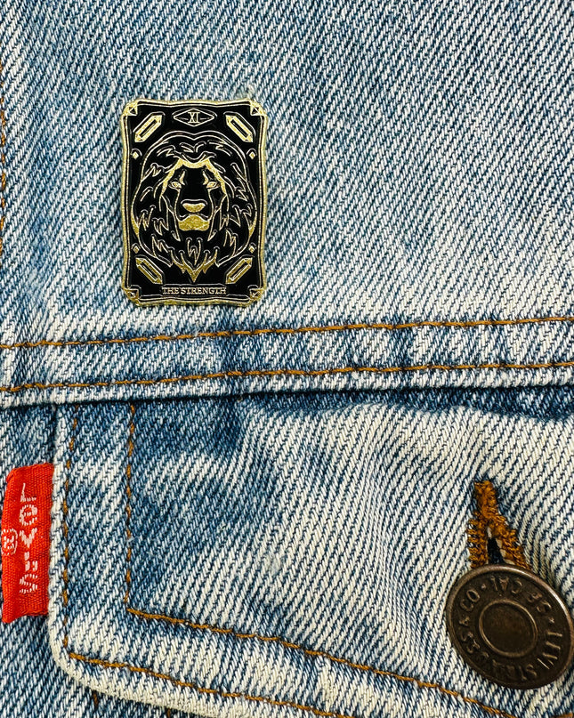 Broche - Tarot Noir | Force | Accessoires, Halloween