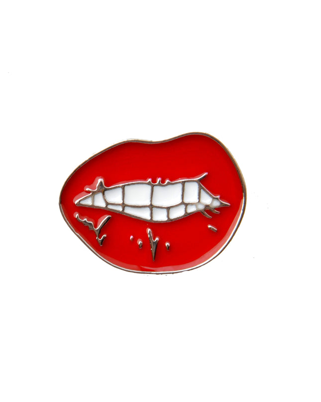 Valentine's Mouth Pin
