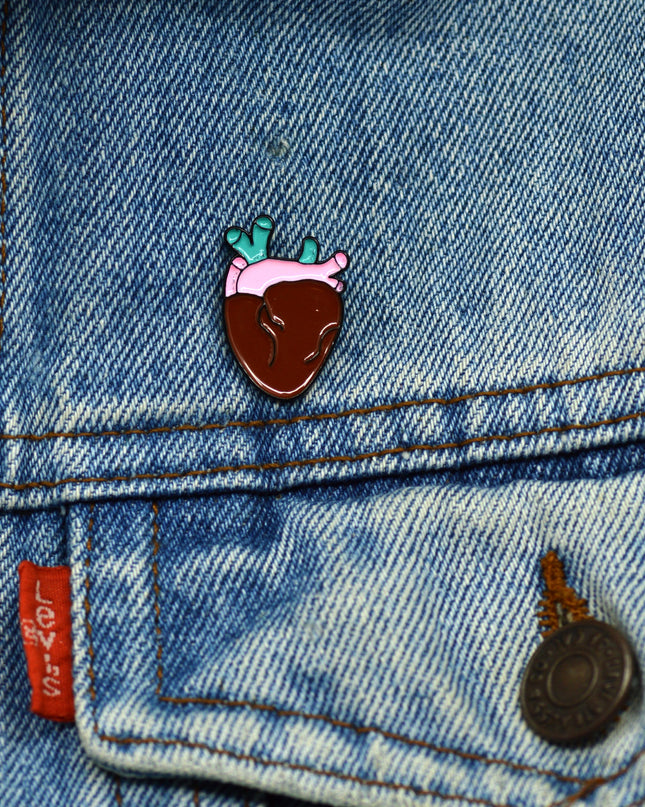 Épingle - Cœur anatomique