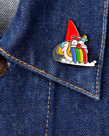 Broche - Nain arc-en-ciel