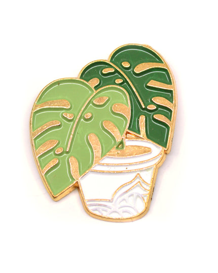 Broche - Accessoire Monstera pour Pâques