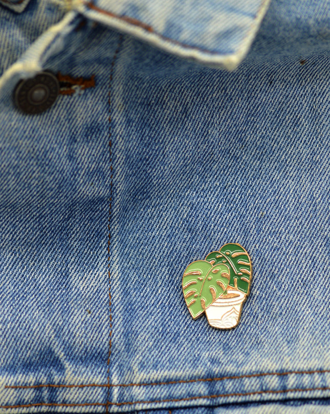 Broche - Accessoire Monstera pour Pâques