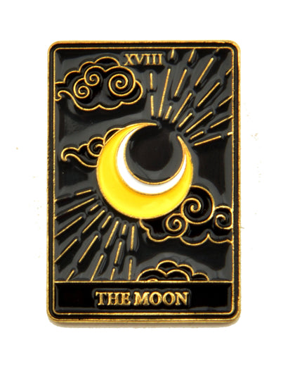 Broche Tarot - Accessoires d'Halloween La Lune