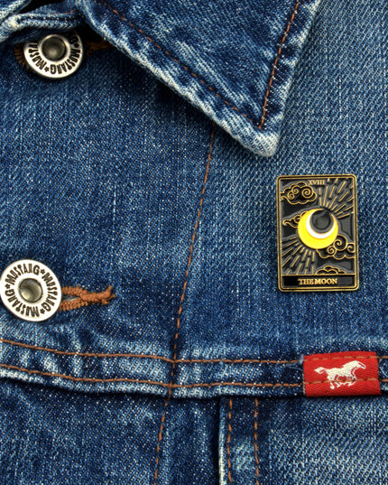 Broche Tarot - Accessoires d'Halloween La Lune