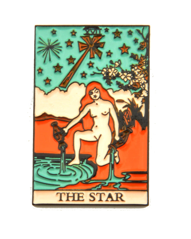 Tarot The Star Two Pin
