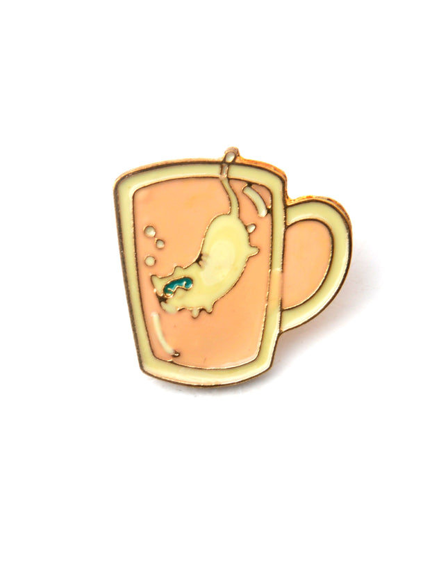 Broche Plongeur de Thé - Motif Sous-Marin Original