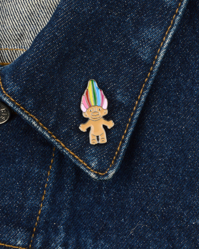 Pin's - Accessoire amusant Troll pour tous les âges