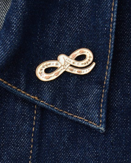 Broche serpent infini - Accessoire tendance