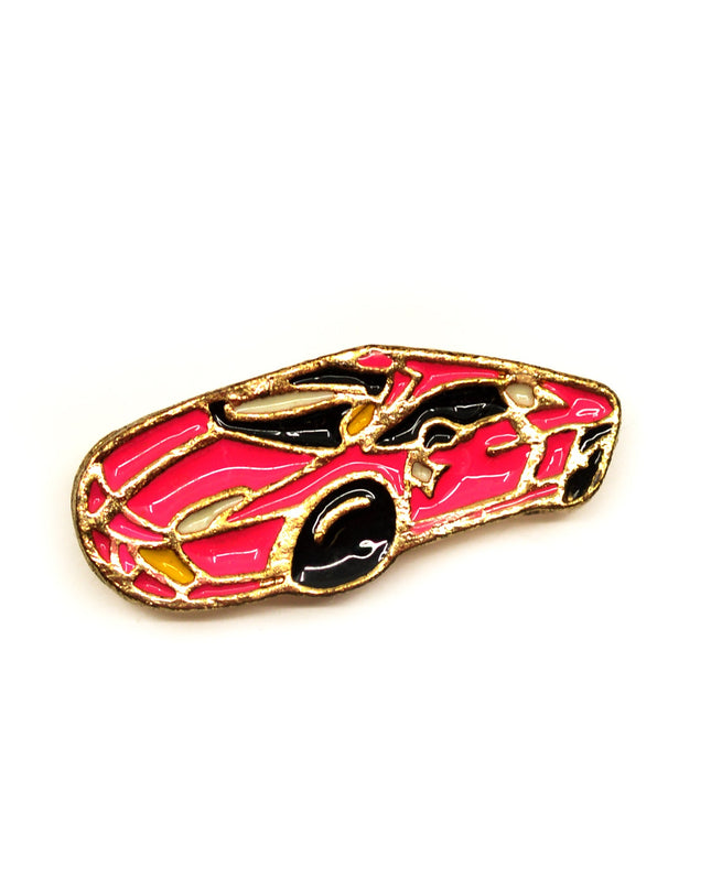 Broche - Voiture de course | Sportive et amusante