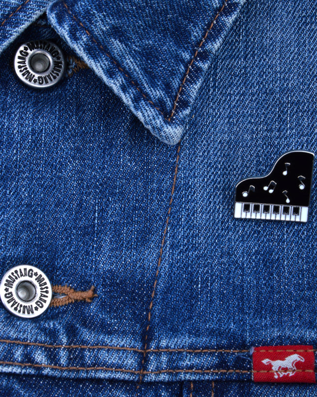 Piano Pin Badge