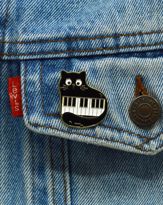 Broche - Chat pianiste | Accessoires, Halloween, Saint-Valentin