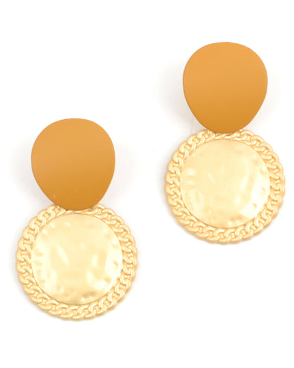 Boucles d'oreilles disque - Marron II | Thèmes Noël et Halloween