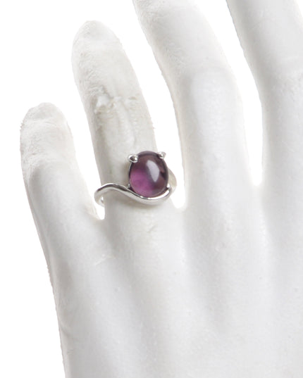 Bague bohème - Ovale violet