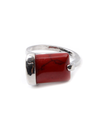 Red Square I Bague Boho