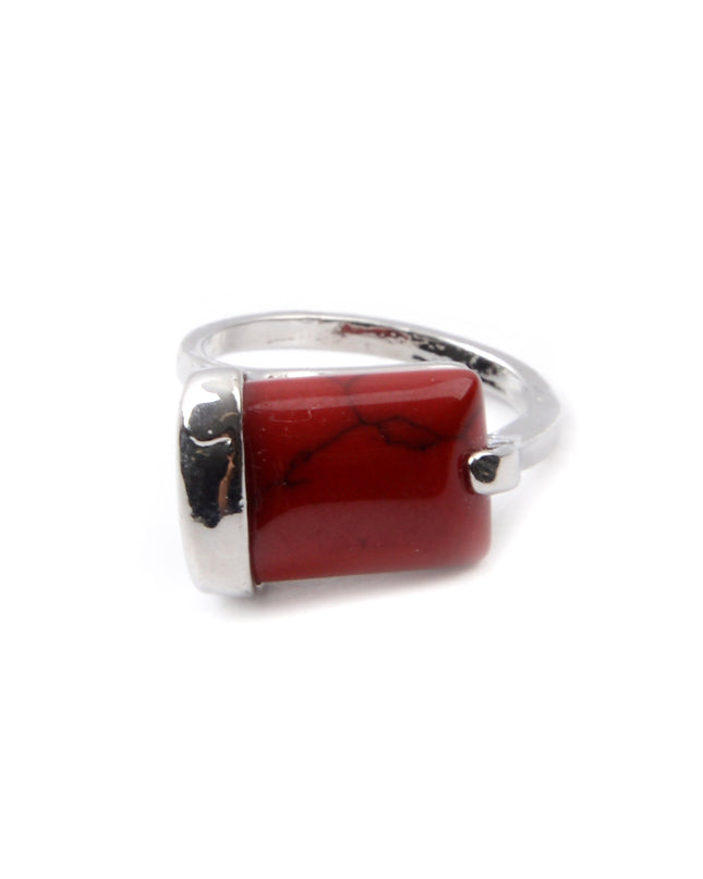 Red Square I Bague Boho
