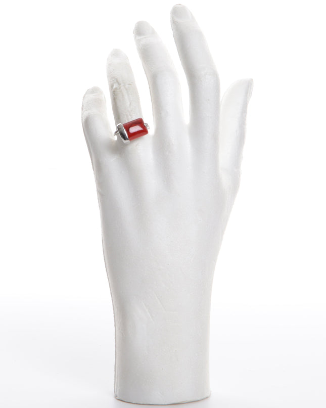 Red Square I Bague Boho