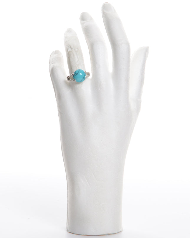 Bague bohème - Cercle bleu