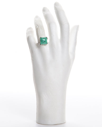 Bague bohème verte