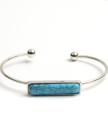 Bracelet en pierres précieuses - Rayé